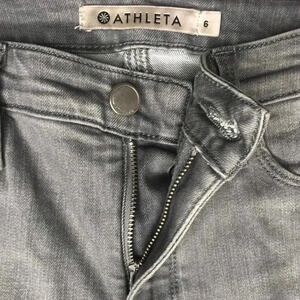 Athleta Women’s Sculptek Skinny Granite Gray Stretch Jeans